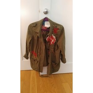 Embroided Military Jacket
